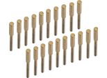 20Pcs Affilacatene Per Motosega Bava Di Rettifica Testa Rotante File Affilatura Strumento Set Kitgold 4.8Mm