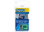 Graffe Rapid 140, 10 Mm, In Acciaio Inox Per Cucitrice, Conf. 648 Pz