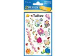 Avery Zweckform 56691 Zdesign Kids Tatuaggi Per Bambini "Fiori"", Colorati"