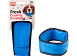 Fascia Di Raffreddamento Karlie Cooling Bandana Fresk M Circa 25 - 45 Cm Per Cani, Blu, Non Necessita Di Frigorifero
