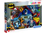 Clementoni - Puzzle Batman Dc Comics 180 ElementóW - Oficjalny Produkt Premium