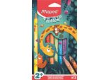 Maped 863700 Maped Jungle Fever Buntstifte Farbsortiert, 12 St.