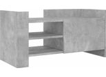 Mobile Tv Grigio Cemento 80X35X40 Cm Materiale A Base Di Legno