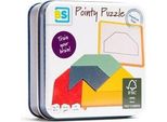 Bs Toys Puzzle A Punta - Gioco Di Carte Con Le Forme
