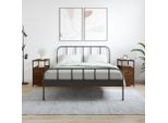 Comodini 2 Pz. Aspetto Rovere Marrone 30X60X60 Cm Materiale A Base Di Legno