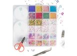 Set Per La Creazione Di Perline Per La Realizzazione Di Bracciali E Gioielli Con Forbici