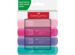 FABER-CASTELL Textmarker Tl 46 Pastell 4Er Kartonetui