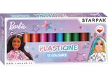 Plastilina Scuola Barbie 12 Colori Intensi Riutilizzabili