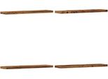 Vidaxl Mensole Da Parete 4 Pz. Aspetto Legno Recuperato 40X20X1,5 Cm Materiale A Base Di Legno