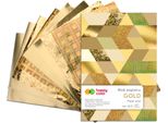 Happy Color A4 Set 10 Fogli Blocco Di Carta Metallizzata Oro Carta Craft, Oro