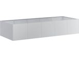 Vidaxl Fioriera 200X80X40 Cm Acciaio Zincato