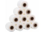 Vidaxl Film Estensibile Con Maniglia 10 Pz. Trasparente 23 μM 50 Cm X 150 M