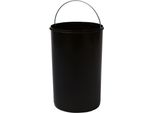 Cestino Interno Hailo 1225049 Nero 20 Litri 418 X 271 Mm Rotondo Con Maniglia