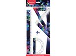Maped 981833 Set Di Geometrie Maped Deepsea Paradise, 4 Pezzi