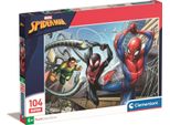Clementoni - Puzzle Marvel Spiderman 104 Elementy - Oficjalny Produkt Premium