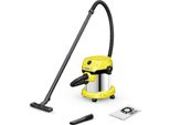 Karcher KäRcher Wd 2 Plus S V-15/4/18 Aspiratore A Tamburo 15 L Dry&Wet 1000 W Sacchetto Per La Polvere