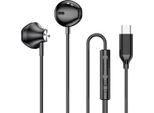Bolaris, Auricolari Semi In-Ear USB-C Con Telecomando Modello Jupiter, Nero