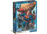 Clementoni Cle Puzzle 1000 Compact Dc Superrman 37505