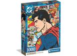 Clementoni Cle Puzzle 1000 Compact Dc Superrman 37507
