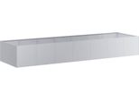 Vidaxl Fioriera 280X80X40 Cm Acciaio Zincato