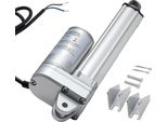 Attuatore Lineare Vevor 12 V, Motore Lineare Impermeabile IP65 Da 101,6 Mm, Attuatore Lineare 3000 N, Attuatori A Tecnologia Lineare 5 Mm/S Con Staffe Di Montaggio Per Inseguitori Solari, Macchine Industriali, Apriporta