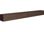 Selsey Bemmi - Pannello Tv Pensile A Quattro Ante 300 Cm, Effetto Legno Noce