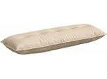 Vidaxl Cuscino Per Lo Schienale Crema 140 X 19 X 50 Cm Tessuto