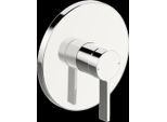 Hansa Hansaloft Robinet De Douche, Set De Finition, Encastré, Rosace Ronde, Chrome, 87739003, 87739003