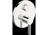 Hansa Hansaloft Mitigeur De Bain Et Douche, Kit De Finition, Encastré, Rosace Ronde, Chromé, 87729003, 87729003