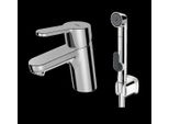 Hansa Hansaprimo Mitigeur De Lavabo, Avec Douchette Fonctionnelle, Sans Vidage, Saillie : 107Mm, 49462203, 49462203