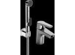 Hansa Hansapolo Mitigeur De Lavabo, Douchette Fonctionnelle, Sans Garniture DéCoulement, Saillie 103Mm, 51462293, 51462293