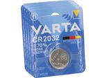 4X Varta Cella A Bottone Al Litio 3V Cr 2032 Dl 2032 Ecr 2032 L14 Ea - 2032C Litio 5004LC