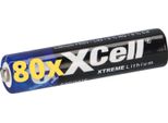 80X Xtreme Batterie Al Litio Aaa Micro FR03 L92 Xcell 20X 4Er Blister