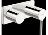 Hansa Hansavantis Style Set De Montage Final Pour Bain/Douche, Pour Deux Consommateurs, Encastré, Chrome, 54829007, 54829007