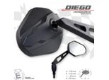 Specchio Universale Diego Abs Nero