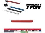 Tubo Di Sterzo Anodizzato, Rosso, Lunghezza: 285 Mm