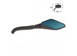 Specchio Universale, Carbon Look, Destro, Vetro Blu,*