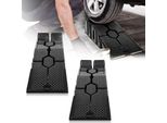Jopassy Rampa Carrabile Set Di 2 Rampa In Plastica Per Impieghi Gravosi Fino A 3 Tonnellate Piattaforma Carrabile Auto Ascensore Auto Auto