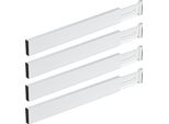 Set Di 4 Divisori Per Cassetti Relaxdays In Bianco