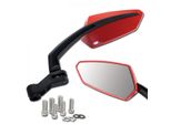 Specchio Universale Agility Nylon Rosso Coppia
