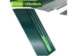Yakimz Pannelli Per Tetti In Lamiera Grecata 12/24/36 Pezzi 129X46Cm, Lamiera Profilata In Acciaio Zincato Ondulata - Verde 7㎡ 12X