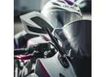 Specchio Carenato Move Alluminio Rosso