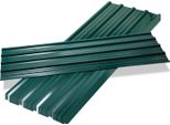 Tolletour 12X Lastre Trapezoidali 129X46Cm = 7M² Pannelli Per Tetto Lastra Per Tettoia Carport Lastra Profilata Lastra Per Parete Lastra Per Tetto Lastra Ondulata Zincata Verde