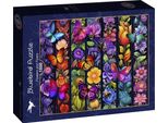Puzzle Dell'uccellino Azzurro Fiori E Volantini - 1500 Pezzi Bunt