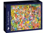 Puzzle Bluebird Garden Party - 1500 Pezzi Colorati