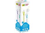 Penna A Sfera Standard P2 Hello Bears Blu Cancellabile 0,4 Mm 3 Pezzi Happy Color