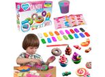 Set Creativo Pasta Di Plastilina Stampi Per Caramelle Sweet Kingdom 41192