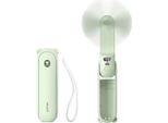 Mini Ventilatore Jisulife Ventilatore Portatile Life8 Plus Con Funzione Powerbank 4500Mah E Torcia Elettrica - Verde