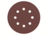 Set Di Fogli Abrasivi Per Levigatrici Rotorbitali, 8 Fori, 125 Mm, K 80, Confezione Da 25 Pz