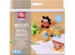Knorr Prandell 212159101 Knorr Prandell Bastelset Kneten & Radieren Monsterland